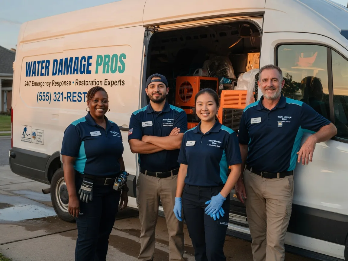Water Damage Restoration company in Rowena, TX